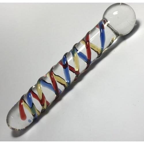 180*35mm 216g pyrex dildos prostata massager for man glass butt plug sex toys for men couples Female Masturbator