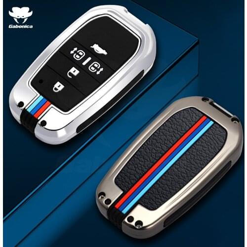 Galvanized Alloy Car Key Case Shell Full Cover for Toyota Crown Highlander New Camry RAV4 Carola Leling Prado 2020 Accessories