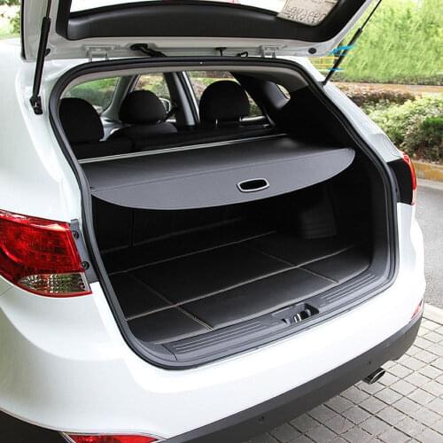 BBQ@FUKA 1x Car Rear Tail Cargo Trunk Shade Cover Shield Black For Hyundai IX35 2010-2015