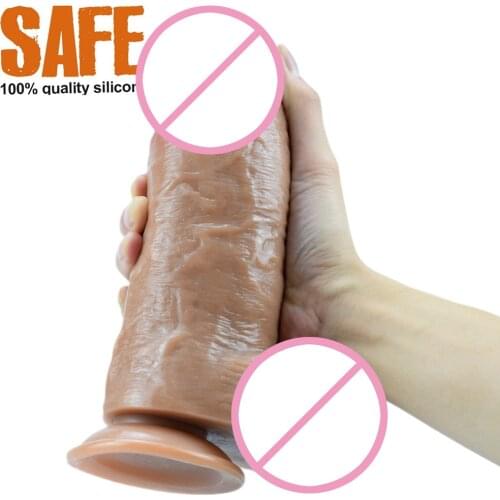 25*8CM Long Dildo Giant Super Huge Dildo Suction Cup Big Anal expander Butt Plug Large Dildos Realistic Sex Toys For Women