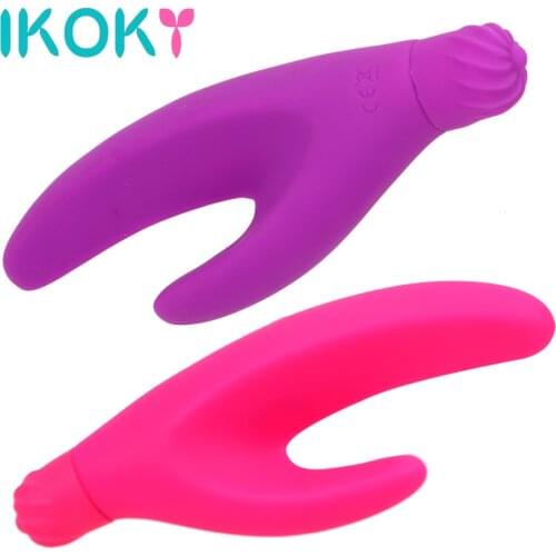 IKOKY G-Spot Clitoris Stimulator AV Vibrator Female Masturbation Sex Toys for Women
