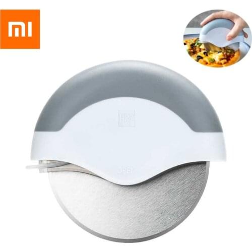 New HUOHOU Pizza Cutter Stainless Steel Cake Knife Pizza Wheels Scissors Kitchen Baking Tools For Pizza Pies Waffles Xiaomi