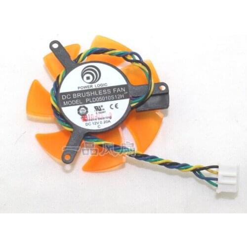 PLD05010S12H 50105CM graphics card fan blade 4-line speed regulating fan