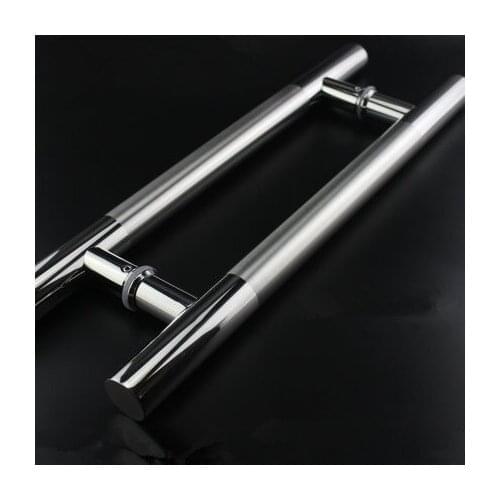 Modern Glass door handle Stainless steel Entrance door handle frosted Length:1000mm/CC:800mm