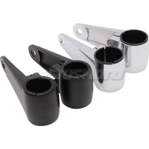 35mm-41mm Universal Motorcycle Fork Ear Headlight Mount Brackets For Honda Yamaha Suzuki Kawasaki Chopper Cafe Racer Cruisers