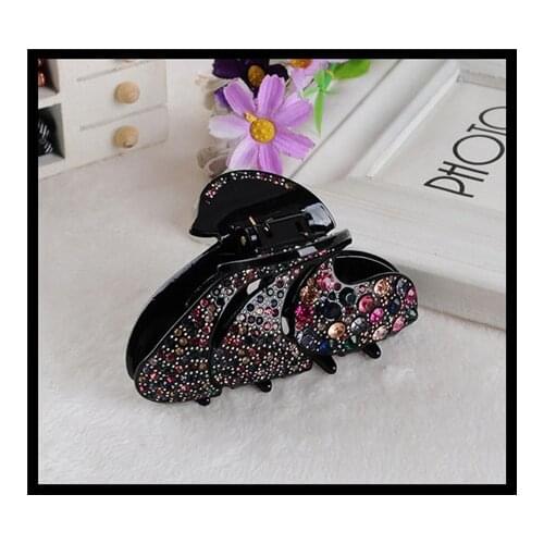 Big Crystal Clips Hair Claws Women Fashion Headwear Hair Claws Clamp Hairpin Sweet Elegant And Beauty Hair Accessories