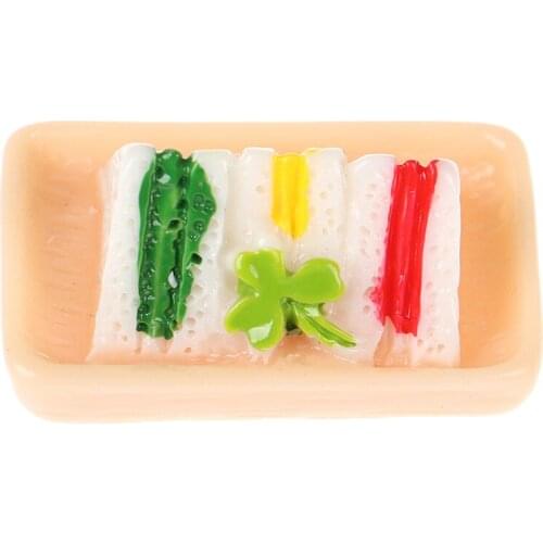 1pc Artificial Bakery Cake Bread Food Fruit Banana DollHouse Kitchen Toy Fake Miniature Craft DIY Embellishment Accessories