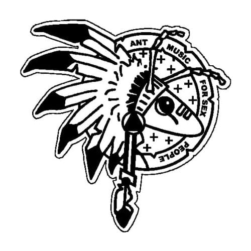 17.6CM*17.6CM The Ant Music Delicate Vinyl Decal Car Sticker Black/Silver C19-0450