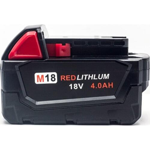 18V 4000mAh M18 XC Power Tool Rechargeable Lithium Ion Replacement Battery For Milwaukee 48-11-1815 M18B2 M18B4 M18BX L50