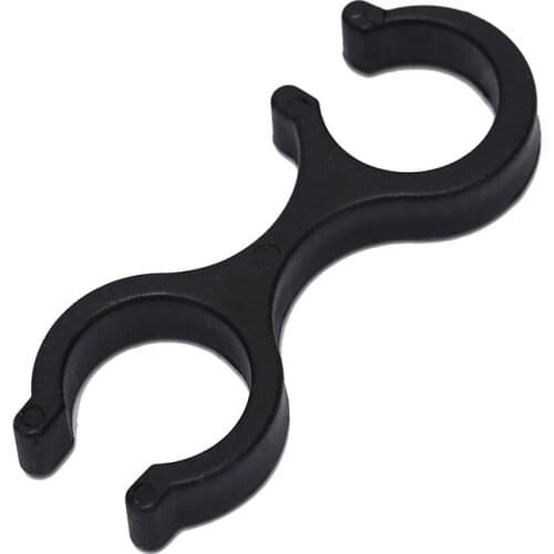 2Pcs Walking Stick Buckle Crutch Ski Trek Pole Rubber Tip Hiking Equipment Accessories Outdoor Trekking Pole Buckle