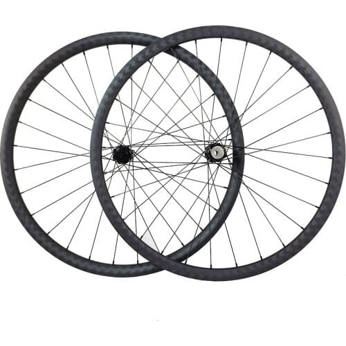 29er MTB XC 28mm x 28mm asymmetric BOOST hookless straight pull carbon bike wheelset predictive 240S gravel woods wheels