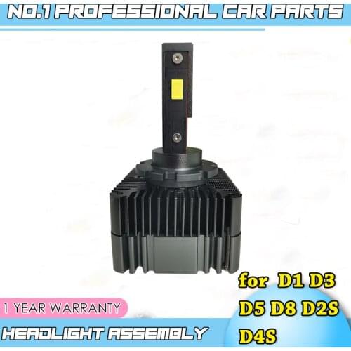 Car accessories D1/d3 Led Bulb Headlight Super Bright With Luxeon Z Se Chips 4000lm As D1s D3s Lamp 12v 24v 6000k Light