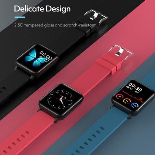 C20 Colorful Screen IP68 Waterproof Blood Pressure Heart Rate Smart Watch Bracelet for Sports