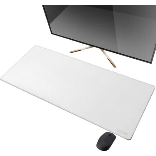 CENNBIE Artificial Leather Desk Mat Pad Blotter Protector, Extended Non-Slip Rectangular, 90*40cm Laptop Keyboard Mouse Pad