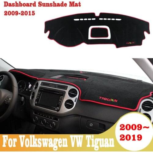 For Volkswagen VW Tiguan 2009-2015-2016-2017 - 2019 Car Dashboard Cover Avoid light Pad Instrument Panel Mat Carpets Accessories