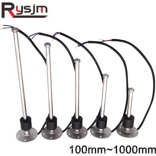 100mm ~ 1000mm Water Fuel Level Gauge Sensor 0~190 240~33 ohm Marine Boat Yacht Car Oil Liquid Tank Fuel Sender Unit Sensors