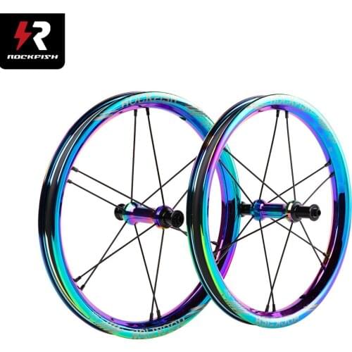 Rockfish 14inch R8 aluminum alloy pushbike kids racing wheelset