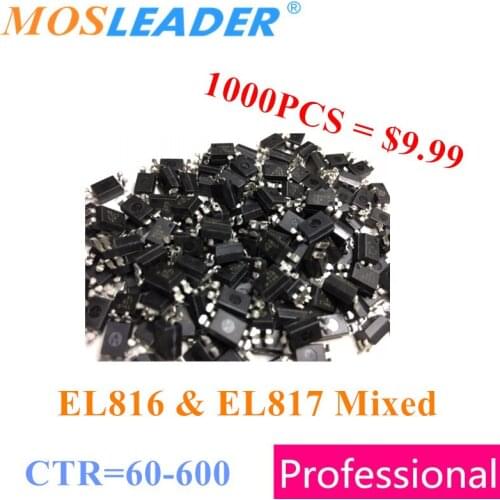 EL816 EL817 SOP4 1000PCS CTR=60-600 EL816A/B/C/D EL817A/B/C/D Replace PC816 PC817 Bulk new Does not in the tape Good quality