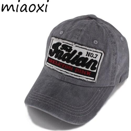 Miaoxi Snapback Women Caps For Men Washed Baseball Cap Adjustable Letter Casual Hat Vintage Summer Letter Bone Cotton Cap