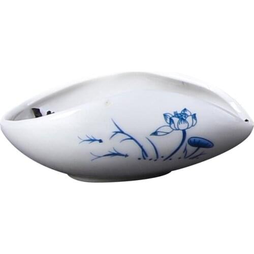 Curled Leaves Shape Ceramic Teaspoon Traditional Chinese Style Tea Shovel Chinese Kung Fu Tea Scoop Teaware Accessories