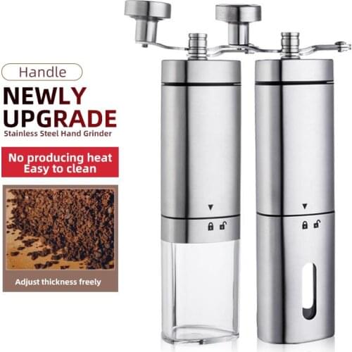 Creative new triangle hand coffee machine stainless steel household hand grinder coffee grinder