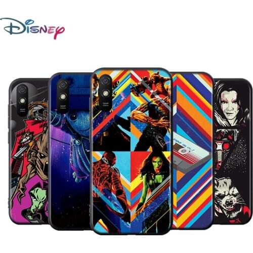Guardians of the Galaxy For Xiaomi Redmi 9T 9I 9AT 9A 9C 9 8A 8 7A 7 6A 6 5A 5 4X PRO Prime Plus Black Soft Phone Case