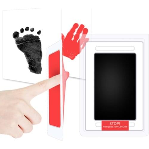 Baby Inkless Handprint Footprint Kit for Newborn Baby Baby Shower Gender Reveal Party Decor Pet Paw Prints Souvenir