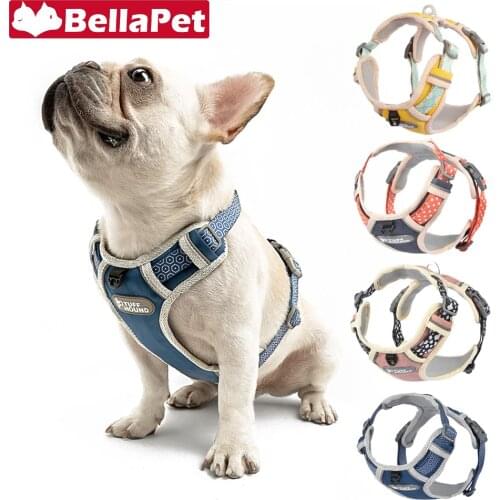 Nylon Dog Harness Vest Cute Small Dogs Harness No Pull Vest Training Pet Harness for Dogs Accessories French Bulldog Chihuahua