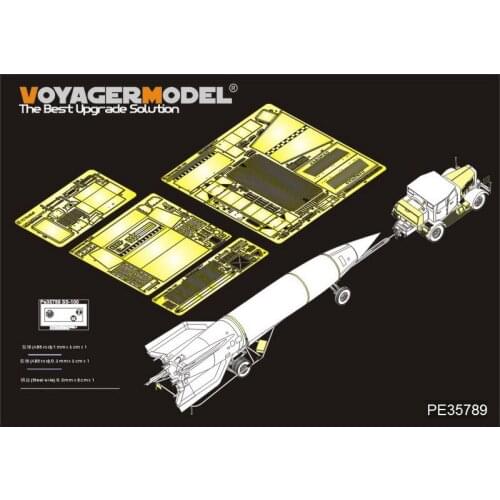 1/35 New Voyager PE35789 Hanomag SS100 Military Car w/V2 Rocket Detail Set