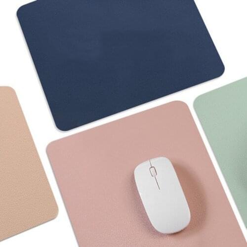 New Arrival Universal Anti-slip Mouse Pad Leather Gaming Mice Mat New Desk Cushion Fashion Comfortable For Laptop PC for MacBook