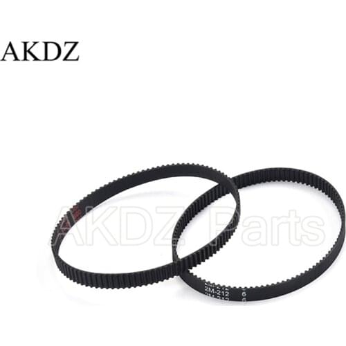 2MGT 2M 2GT Synchronous Timing belt Pitch length 212 width 6mm/9mm Teeth 106 Rubber closed