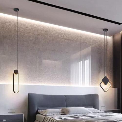 Modern nordic bedroom bedside chandelier living room sofa LED ceiling lamp aisle balcony lighting factory direct sales