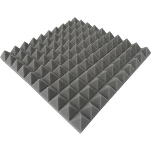 6PCS 50x50x5cm Studio Acoustic Foam Soundproof Foam Sound Absorption Treatment Panel Sound Wedge Protective Sponge