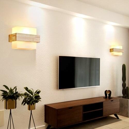 Light gooseneck lamparas de techo colgante moderna bedroom light wood dining room aisle corridor wall lamp wall lamp