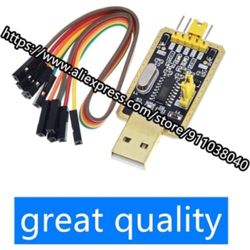 Tyrant gold CH340G RS232 liters USB to TTL module to serial port in the nine upgrade small board brush machine line