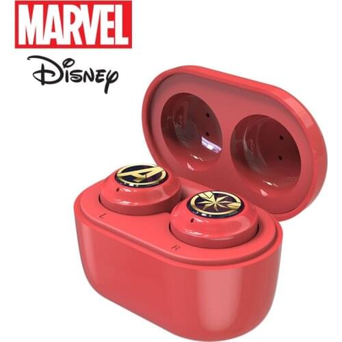 Marvel Earphone TWS Bluetooth 5.0 wireless earphones Noise Cancelling Headset Touch Control Spider Iron Man Captain Earpones