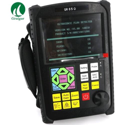 Ultrasonic Flaw Detector GR650 0 mm-10000 mm Range Single/Dual/Thru Mode