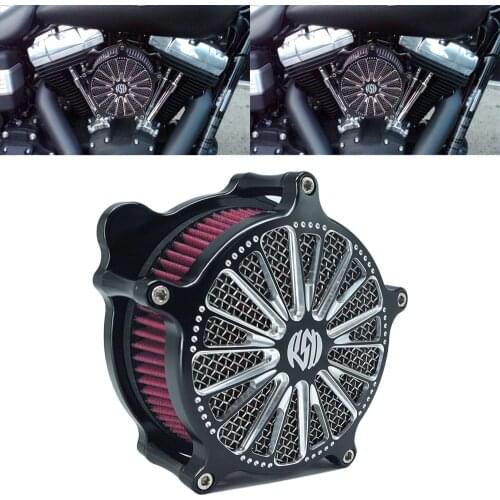 RSD Mar Turbo Venturi Air Cleaner Intake Filter For Harley Sportster XL 883 Dyna FXDLS Touring Electra Road Glide Softail Fatboy