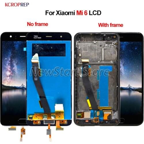 For Xiaomi Mi 6 Mi6 LCD Display Touch Screen Digitizer Assembly 5.15" For Xiaomi 6 lcd Replacement Parts Accessory 100% Tested