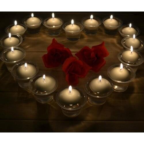 10pcs/set Romantic Valentines Day Wedding Party DIY Decor Round Water Floating Light Disc Floater Light Wedding Party Decor