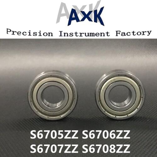 2021 Special Offer Limited 2pcs/lot Metal Shielded S6705zz S6706zz S6707zz S6708zz Steel Ball Bearing Deep Groove