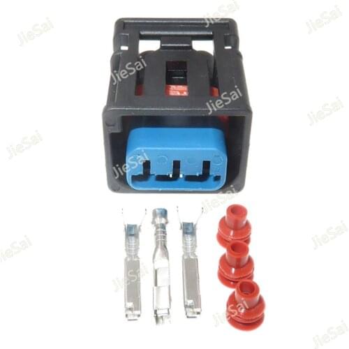 3 Pin Automotive Ignition Coils Plug Electrical Cable Female Connector For Ford