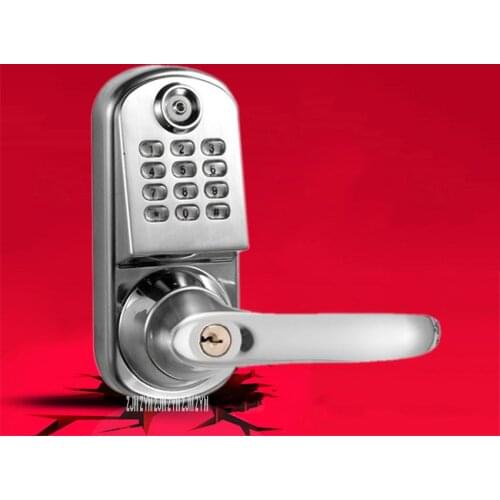 3004TM Office Door Electronic Lock Zinc Alloy Electric Password Lock Multifunctional Induction Lock Single Bolt / Double Bolt
