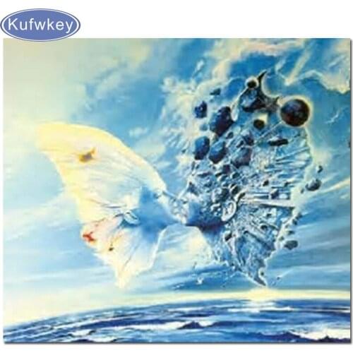 Full Diamond Embroidery butterfly lover Diy Diamond Painting A Craft Decorated Living Room Good Gift diy square/round drill