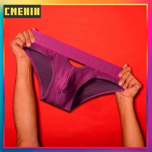 Free Shipping Sexy Underwear Men Jockstrap Soft Cotton Gay Mans underwear Bikini Men Briefs Mens lingerie Cuecas BS3122