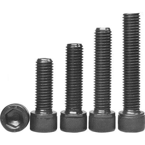 20 pcs/batch) Metric thread M3,M4, M6 * L = 6,8,12,16,20 Bolt cup head cylindrical head 12.9 grade hexagon socket screw