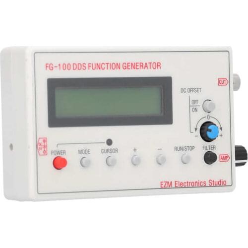 DDS Function Generator Digital Display Waveform Signal Source Frequency Counter Tester FG-100 Function Generator