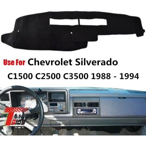 TAIJS Factory Classic Polyester Fibre Car Dashboard Cover For Chevrolet Silverado C1500 C2500 C3500 1988-1994 Left hand drive