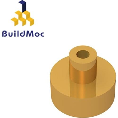 BuildMOC 20482 Tile Round 1 x 1 with Bar and Pin Holder For Building Blocks Parts DIY Educational Creative gift Toys