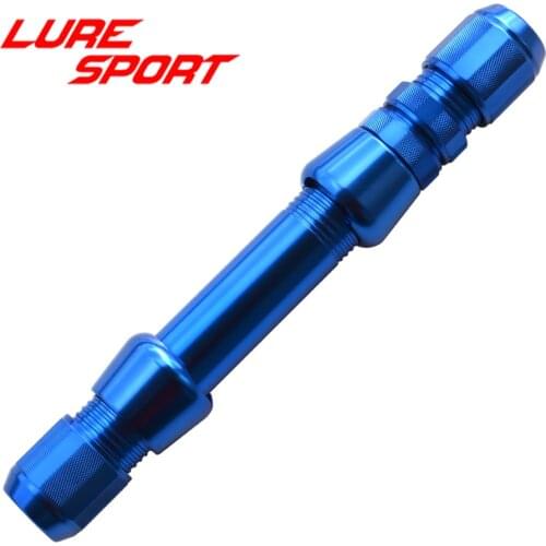 LURESPORT 2pcs Self locking Aluminum Reel seat Fishing Rod Building Component movable NO Glue Reel Seat Repair DIY Accessory